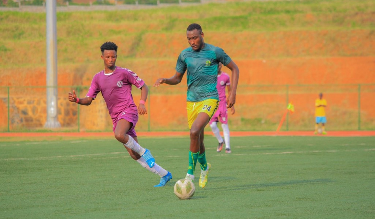 Marine FC striker Arthur Gitego during the league game against Sunrise FC. File