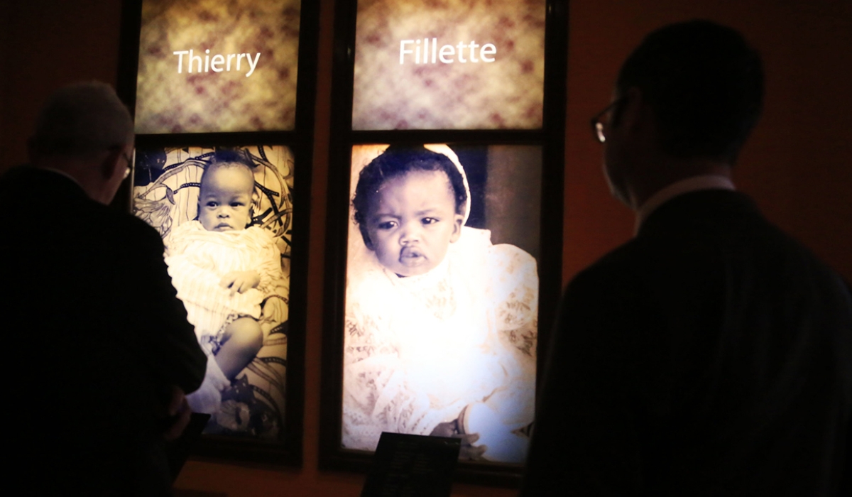 Thiery and Fillette, two babies who were killed during the Genocide Against the Tutsi in 1994. Photographed in Kigali Genocide Memorial. Sam Ngendahimana