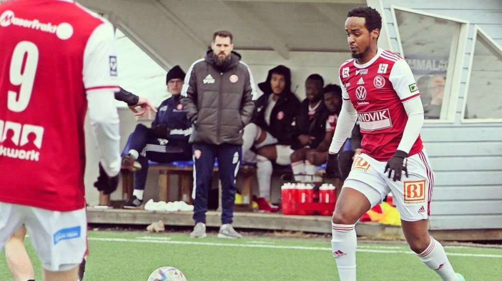 Sandviken IF midfielder Yannick Mukunzi. Courtesy 