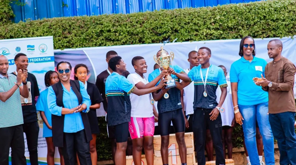 Karongi Swimming Club  crowned as champions of the Swimming Genocide Memorial Tournament.