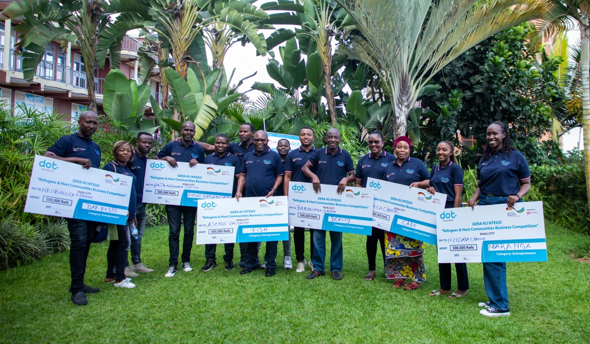 60 refugees and host community members received seed funding for entrepreneurial ventures in a project dubbed Gera ku Ntego. All photos: Craish Bahizi.