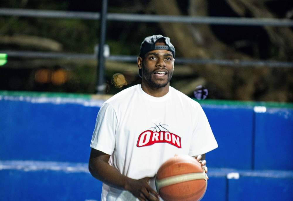 Orion BBC new signing and board member Jared Harrington during a past training session-courtesy 