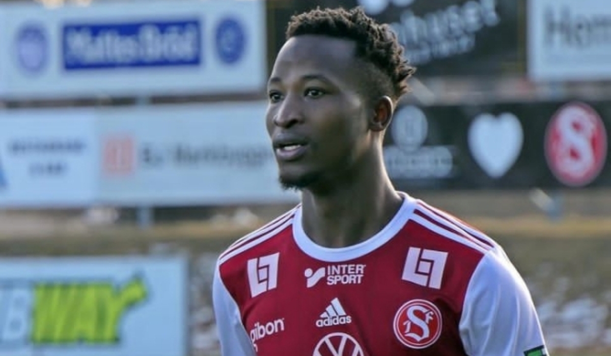 Rwandan attacker Lague Byiringiro converted a 71st minute penalty to give Sandvikens IF a 7-1 win over Forsbacka.