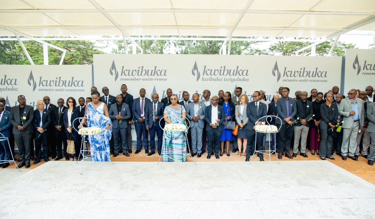 The Ministry of Education held an event to remember employees of the former ministries in charge of education who perished during the 1994 Genocide against the Tutsi. Courtesy 