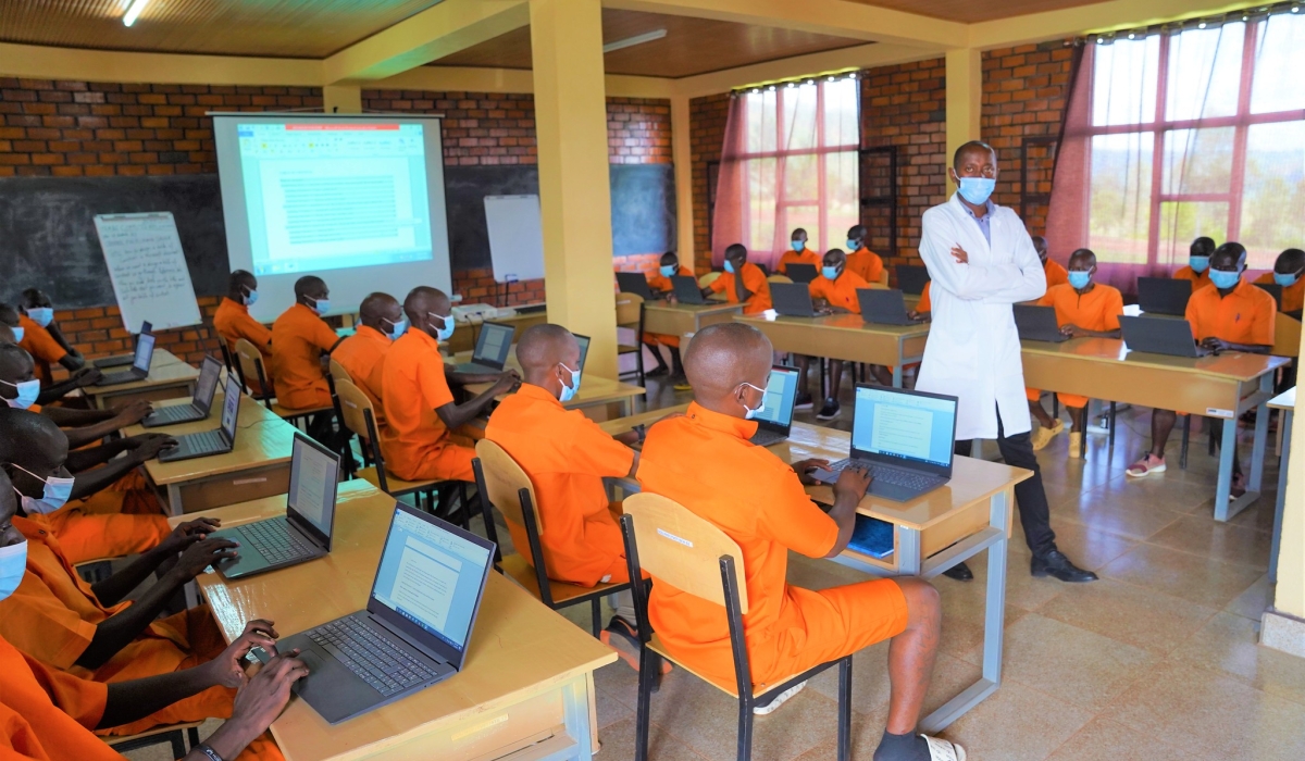 Prisoners are equipped with skills in ICT automobile mechanisms. All photos: Craish Bahizi.