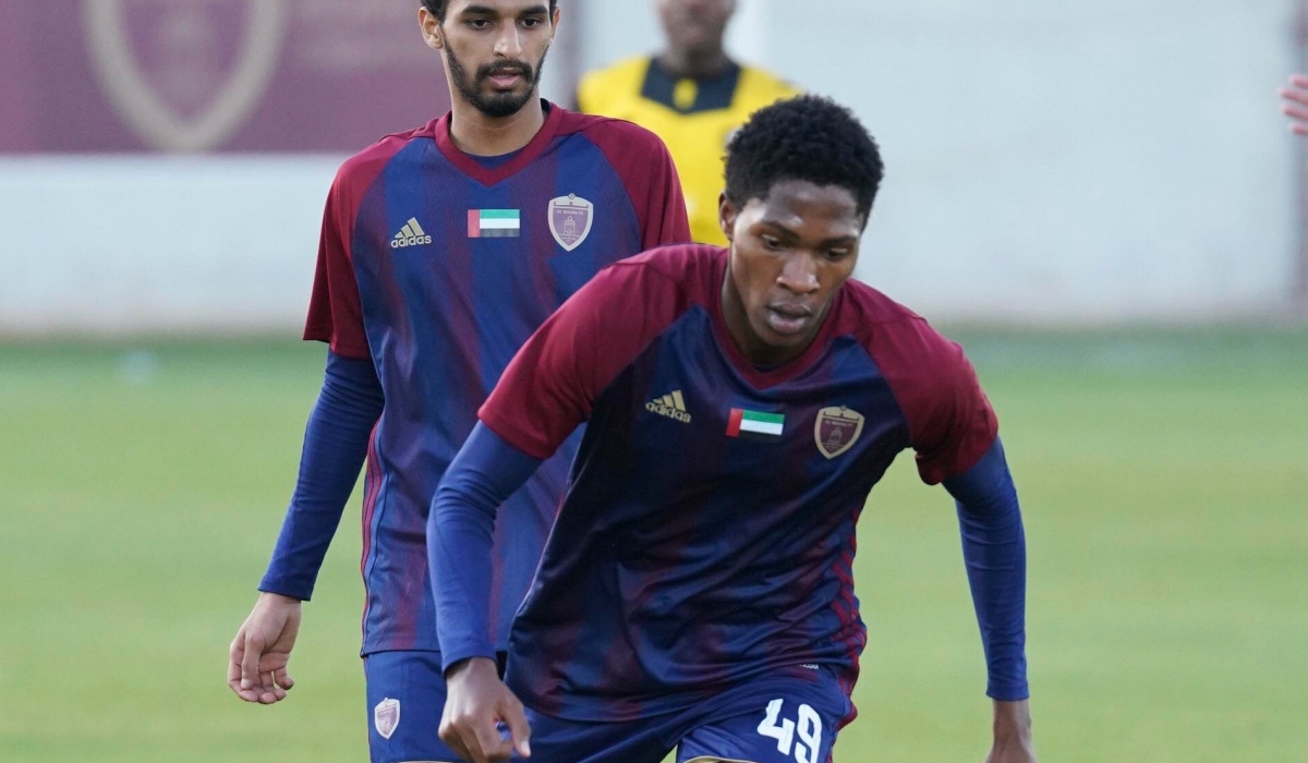 Patrick Mutsinzi scored the second goal against Khor Fakkan on Wednesday.