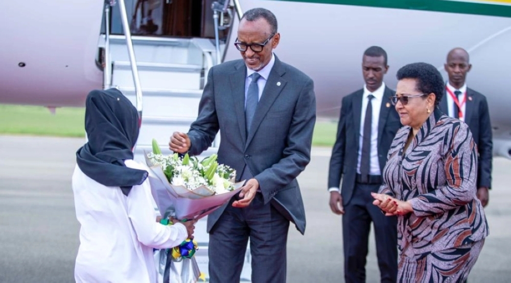 President Paul Kagame arrived in Tanzania for a two-day state visit  on Thursday, April 27 Photo Courtesy