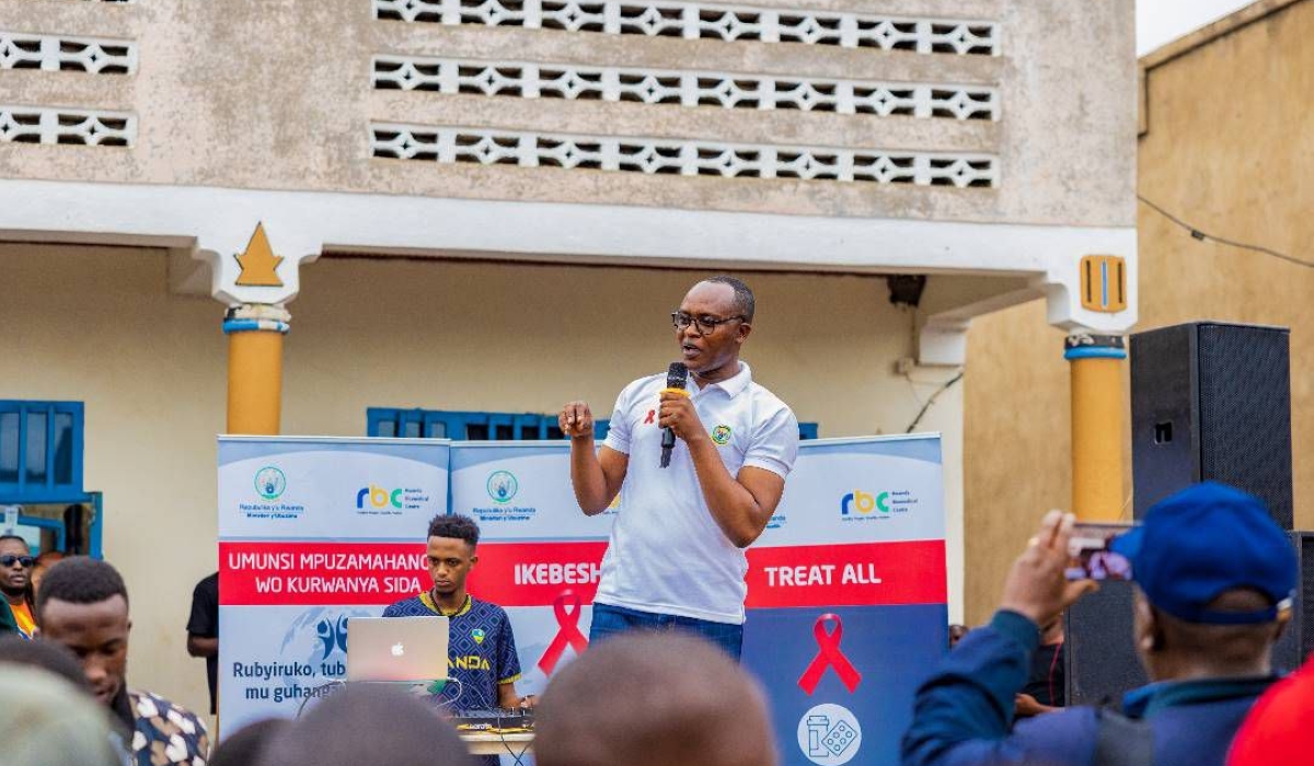 Aimee Ernest Nyirinkindi, the head of Campaigns and Communication in the Department of HIV Prevention at Rwanda Biomedical Centre (RBC).