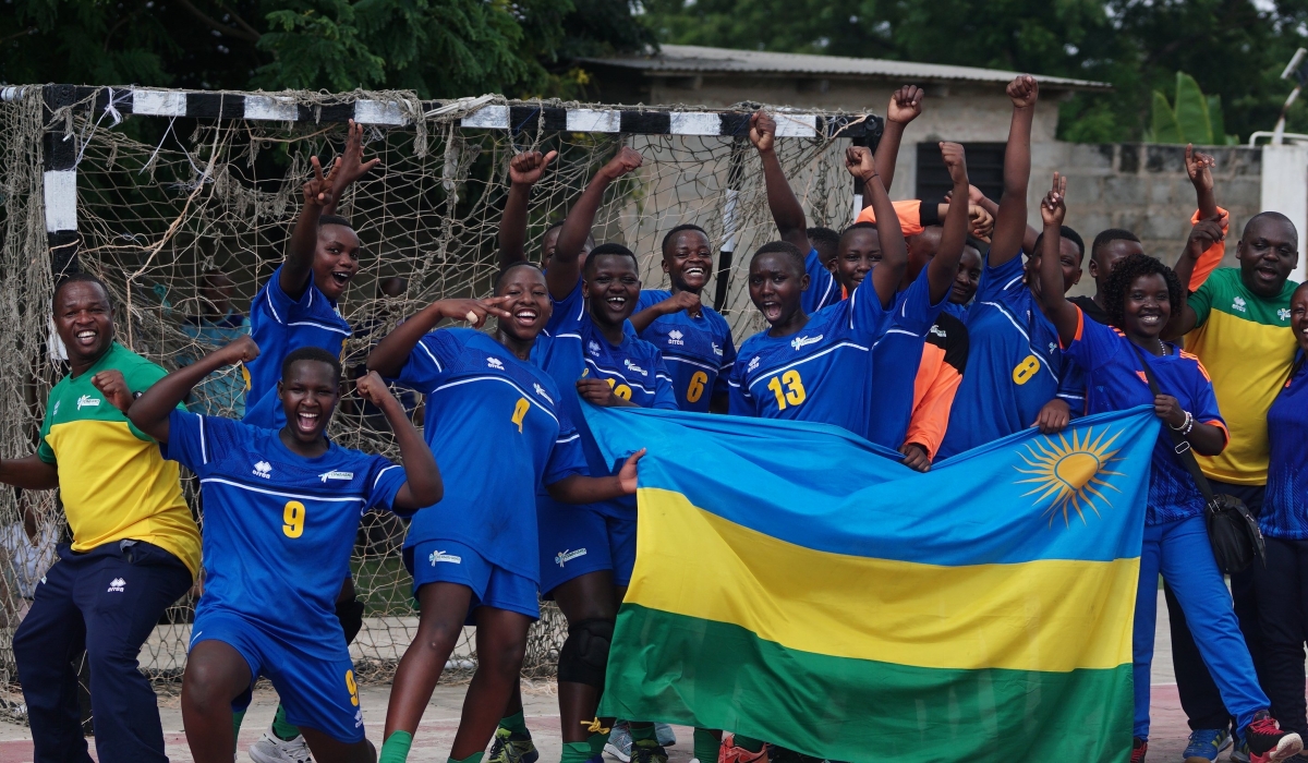 Rwanda&#039;s U17 women&#039;s national handball team take on Burundi in the final of the Zone 5 junior tournament on Sunday-Courtesy