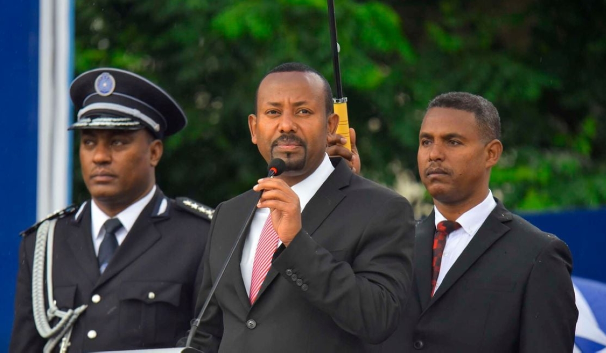 Ethiopian Prime Minister Abiy Ahmed. The Ethiopian Joint Security and Intelligence Task Force on May 1, 2023 announced the arrest of at least 47 people whom it alleged attempted to topple Abiy’s federal government. Photo: Michael Tewelde