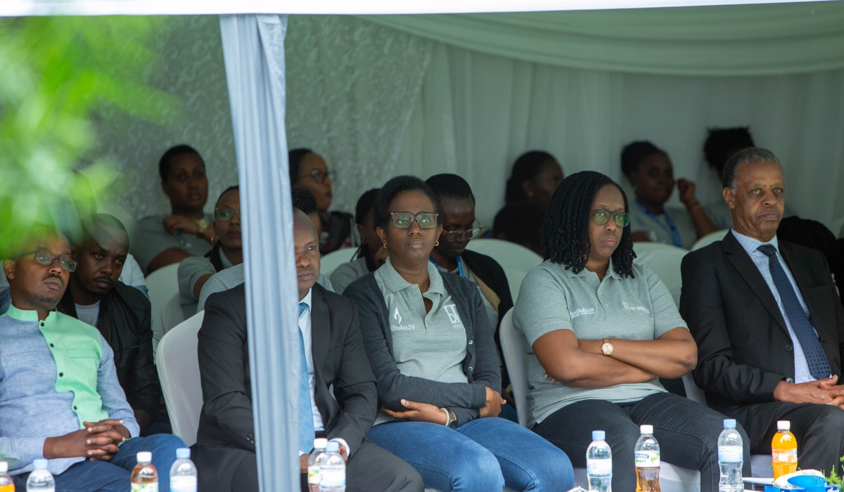 Management and staff of Bank of Kigali (BK) Group Plc pay tribute to 15 former staff killed during the 1994 Genocide against the Tutsi  in Kigali. All Photos by Dan Kwizera 