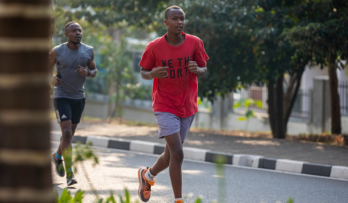 Kigali residents turned up for sports during the bi-monthly Car Free Day on Sunday, October 16. Photo by Oliver Mugwiza