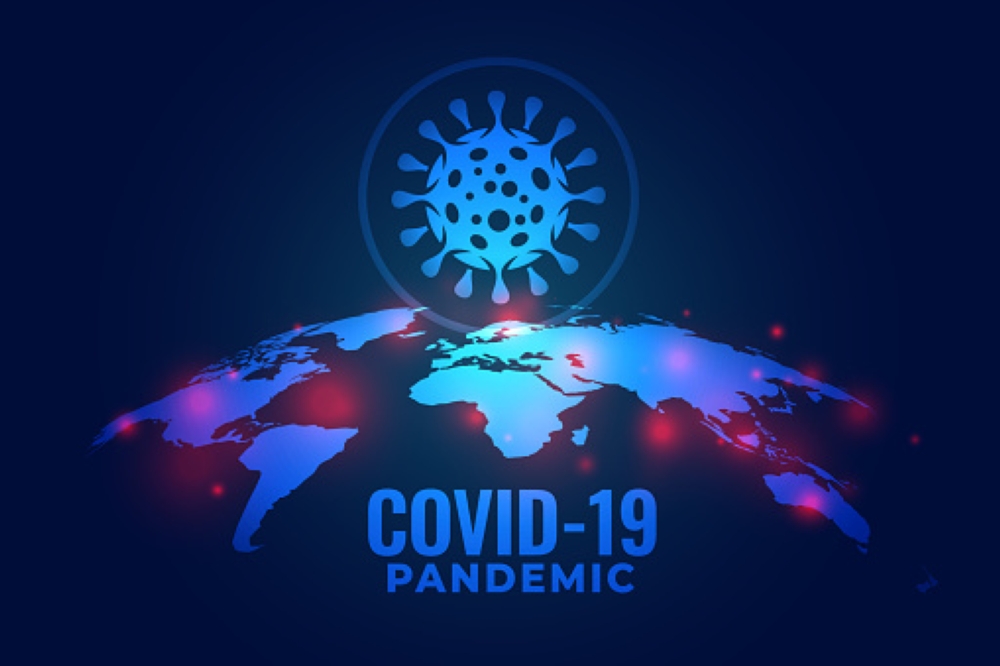covid-19 coronavirus global pandemic infection background design