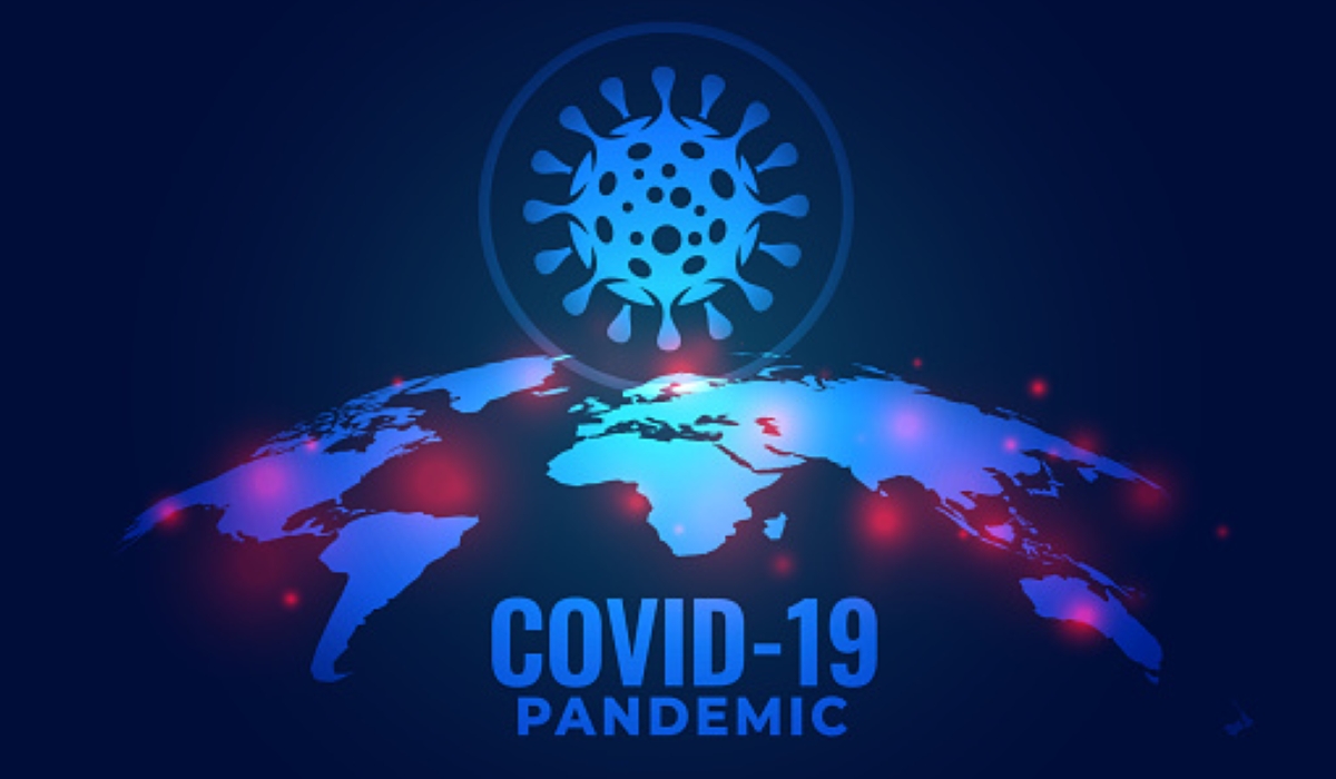 covid-19 coronavirus global pandemic infection background design