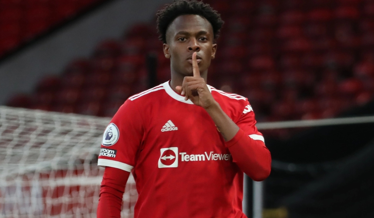 Rwandan International player Noam Emeran continued his fine form for the Manchester United U21 with a brace against Leicester City. Courtesy