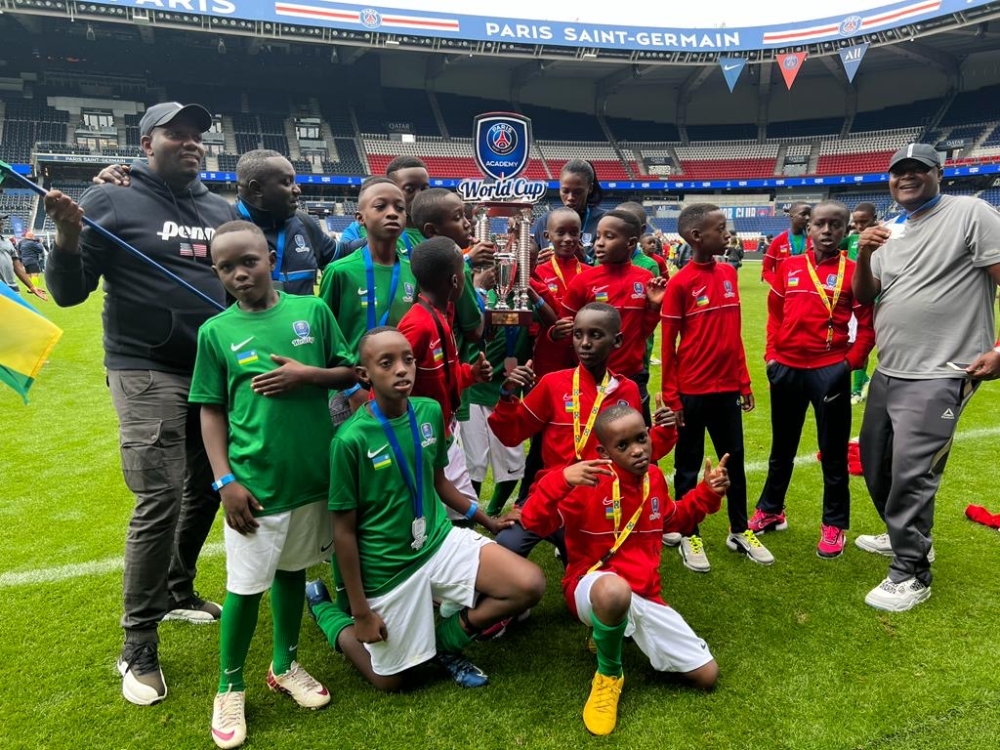 Rwanda&#039;s PSG Academy clinched the PSG Academy World Cup in the boys&#039; U-13 category on Monday after beating Brazil 7-6 in a penalty shootout following a 1-all draw in normal time.