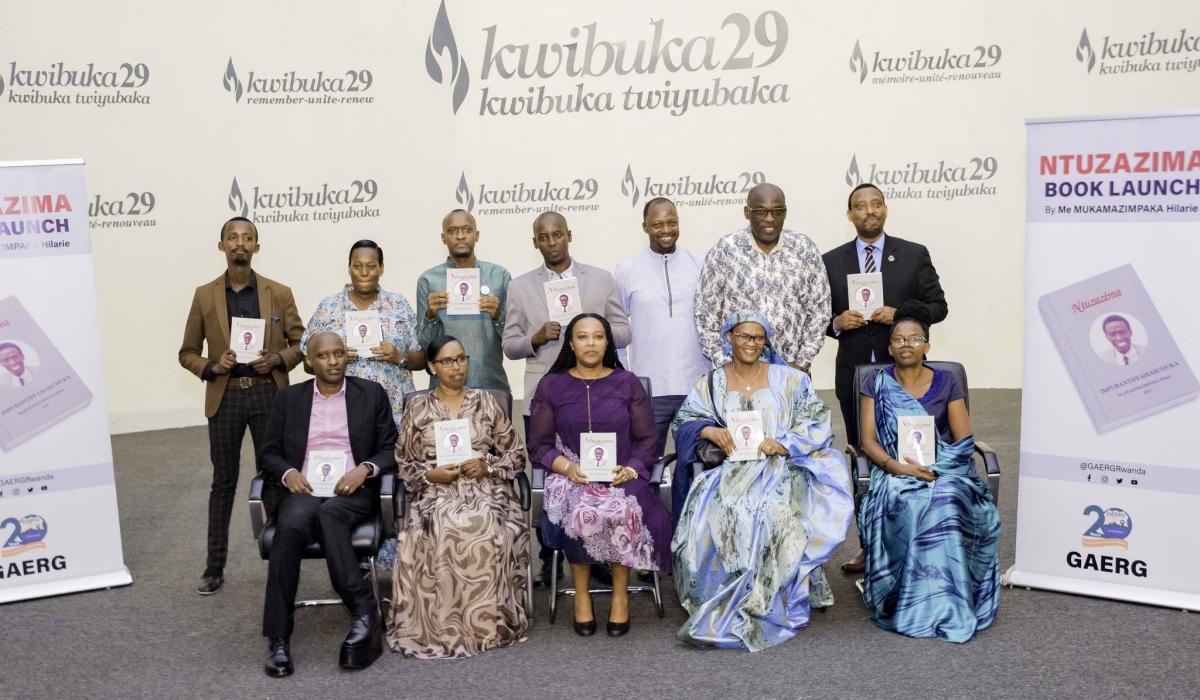 The launch of the book &#039;Ntuzazima&#039; took place at the Kigali Genocide memorial site on May 8. Courtesy