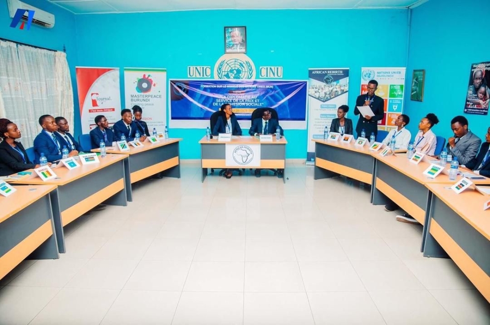 Young leaders from the East African countries convene for a Model United Nations simulations diplomatic training.