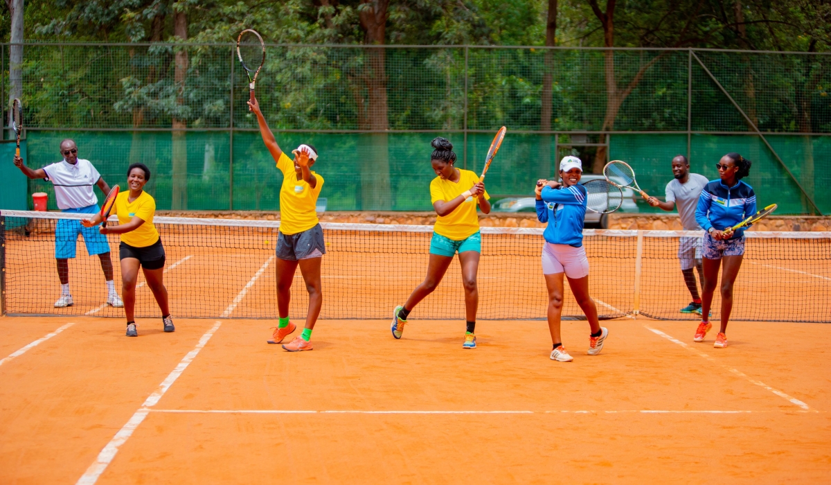 Rwanda’s national women tennis team is in intensive training sessions as  preparations for the highly-anticipated Billie Jean King Cup.