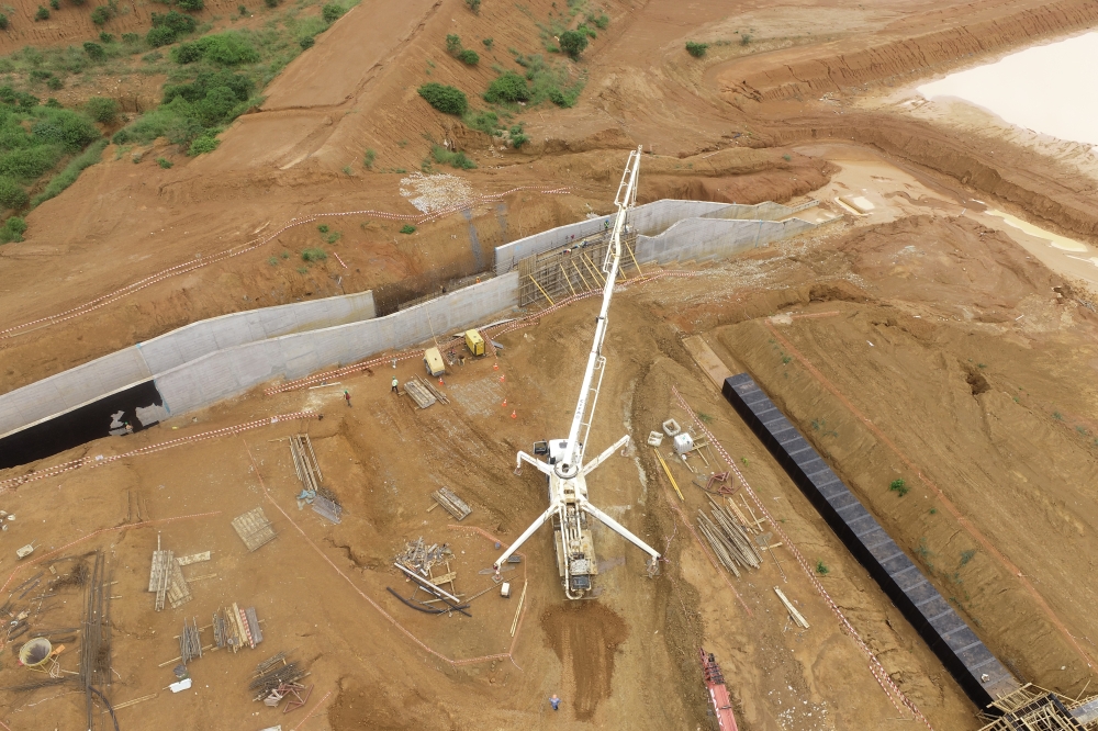 Drainage concrete works. Aviation Travel and Logistics (ATL).