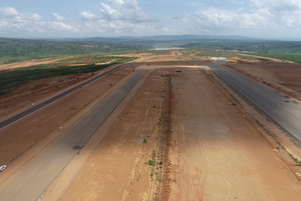 The nearly complete runway, taxiway, and internal road. Aviation Travel and Logistics (ATL).