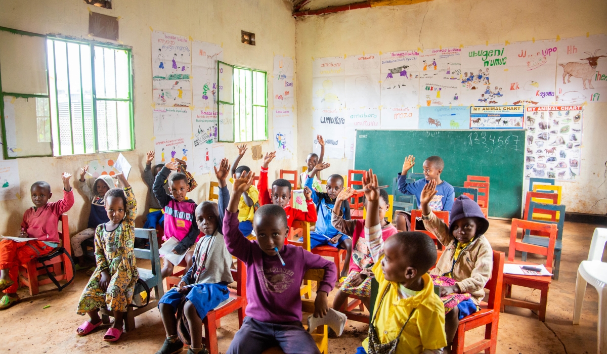 Children who benefit from Stunting Prevention and Reduction Project (SPRP) aims at  speeding up the government’s efforts to reduce the national stunting rate to 19 per cent in 2024. Dan Gatsinzi