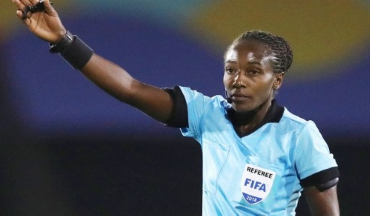 Rwandan international referee Salma Mukansanga is among the referees selected to officiate in the 2023 FIFA Women&#039;s World Cup. Courtesy