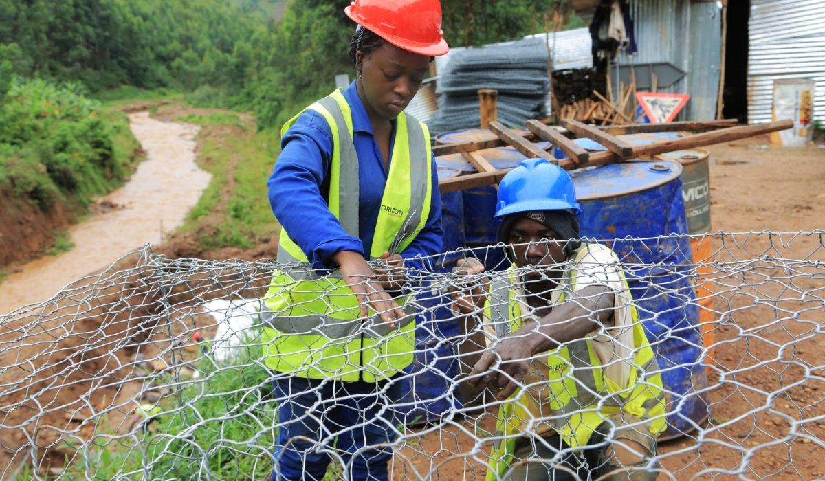 The rehabilitation and development of new infrastructures in Rwanda provides an opportunity for the development, training and employment of youths. Sam Ngendahimana