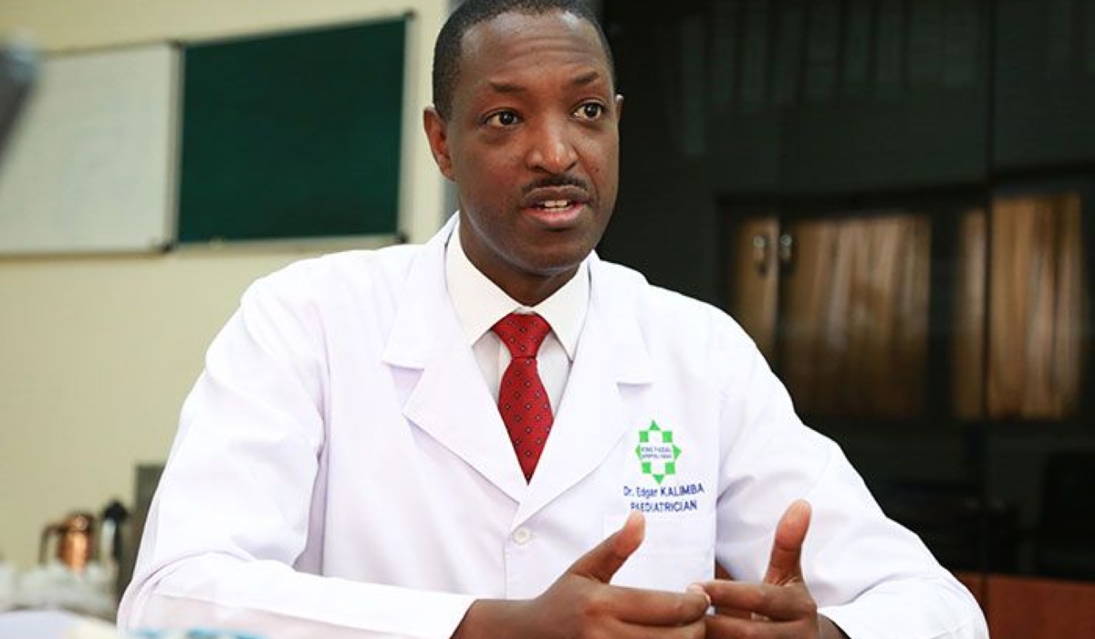 Dr Edgar Kalimba is a renowned pediatrician in Rwanda, and a former Acting CEO of King Faisal Hospital. File photo