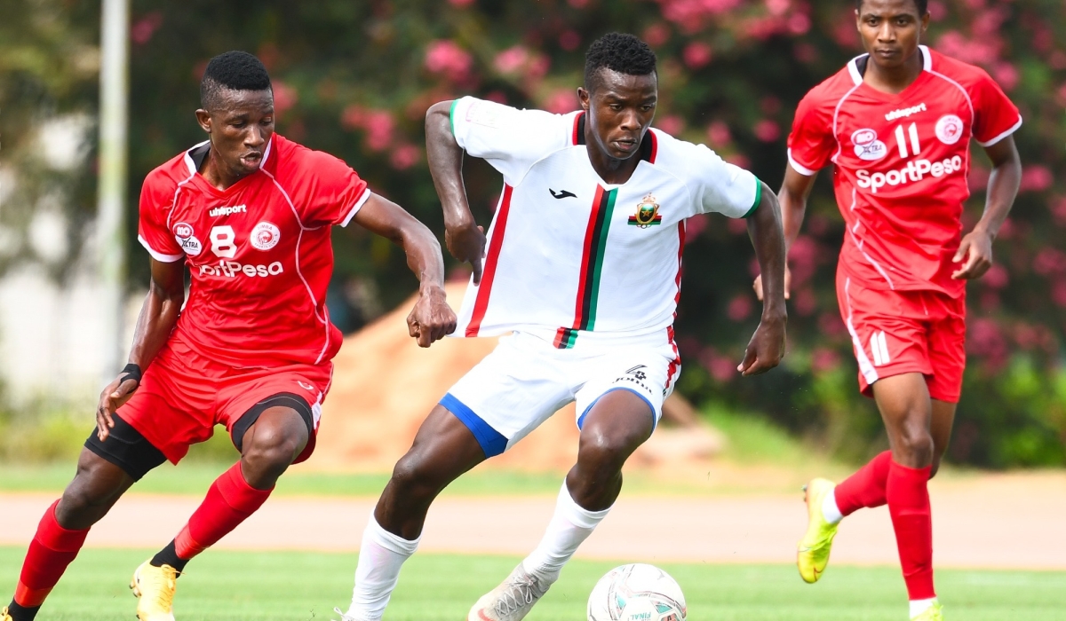 AS FAR Rabat&#039;s Emmanuel Imanishimwe controls the ball during the match. He is now arguably among the best left -backs on the African continent. Courtesy