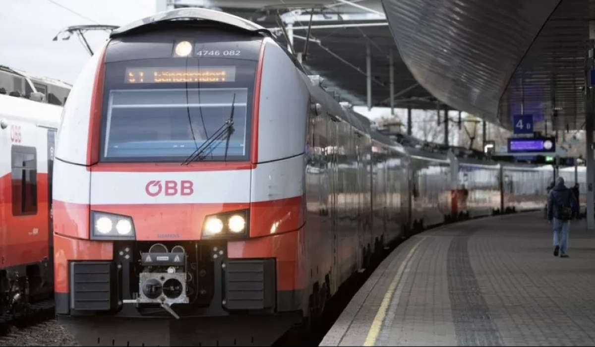 An Austrian Federal Railways (OeBB) train. Photo_Getty images