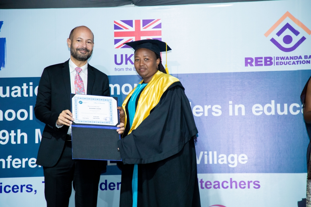 British High Commissioner to Rwanda, Omar Daair, commended the graduates and emphasized the importance of international collaboration to enhance educational systems.