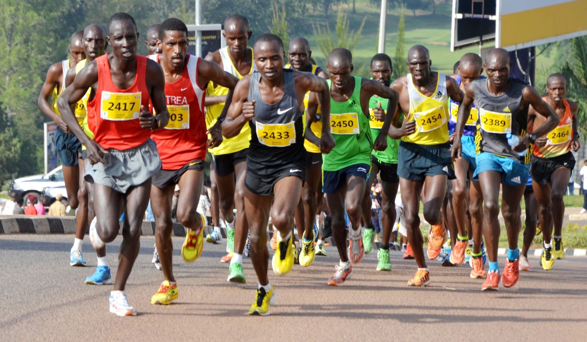 Athletes compete during Kigali International Peace Marathon. Over 10,000 athletes are expected to register to participate in the forthcoming 18th edition of the Kigali International Peace Marathon slated for June 11. Sam N