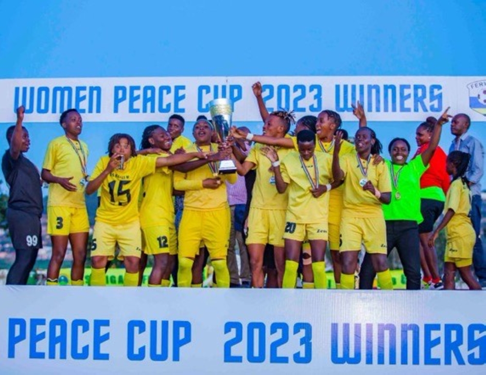 AS Kigali women football club were crowned Peace Cup champions for the third time in a row after a hard-fought 3-2 penalty shoot-outs victory over Rayon Sports WFC. Courtesy