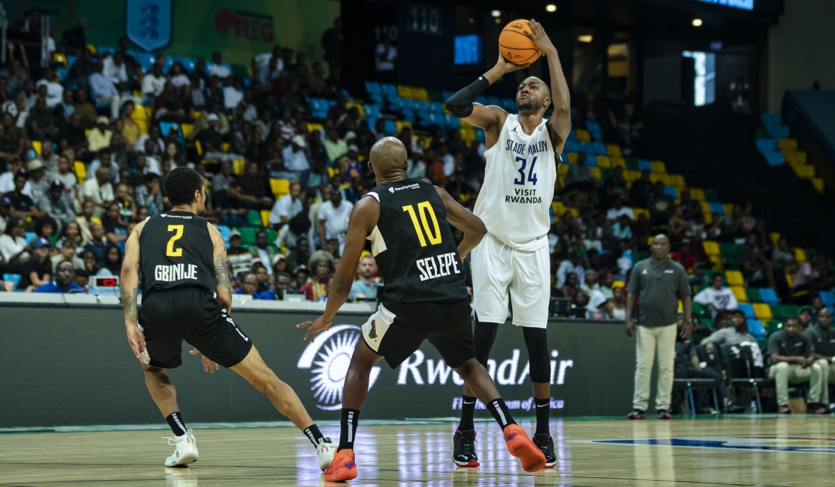 Stade Malien became the first team to reach the semifinals of the 2023 Basketball  Africa League after a 78-69 quarter final victory over  South Africa’s Cape Town Tigers at BK Arena. All photos by Dan Gatsinzi