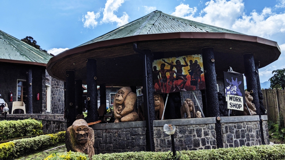 A view of Kinigi based shop centre where tourists can easily access different handcraft products. Photo by Germain Nsanzimana