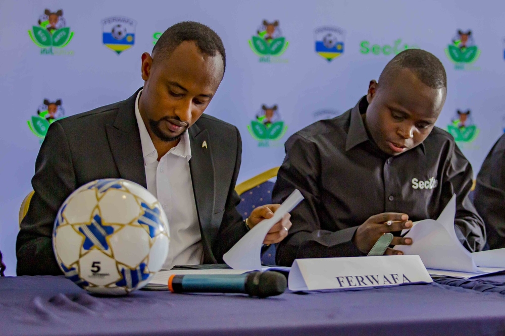 The Rwanda football federation signed a $4.5 million deal with a local NGO, Eco-Arts Initiative  aims to raise the voice of young people in conservation and assisting the new talented generation on Thursday, May 25. Courtesy