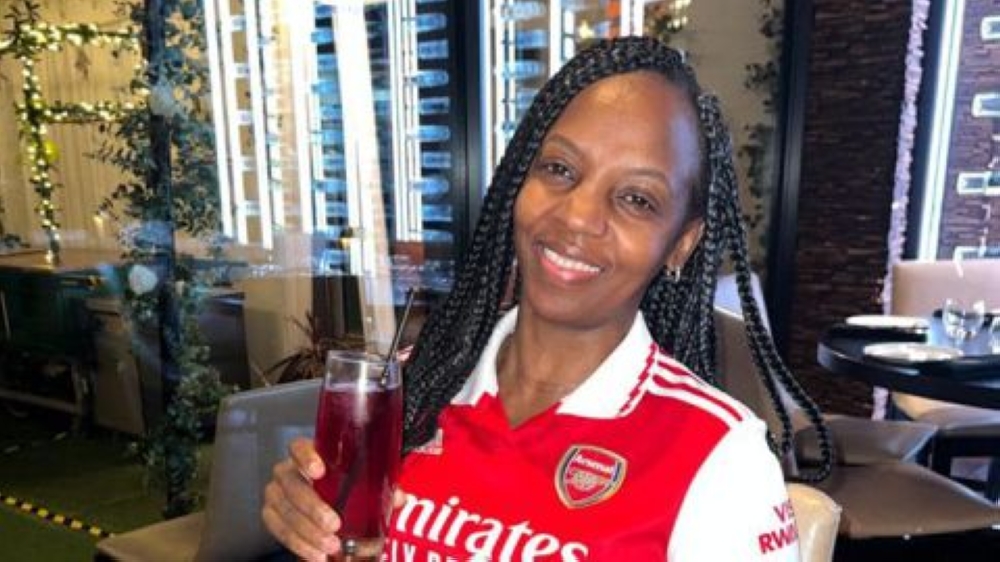 Kenyan Chef Bernice Kariuki who cooked Pilau for Arsenal FC
