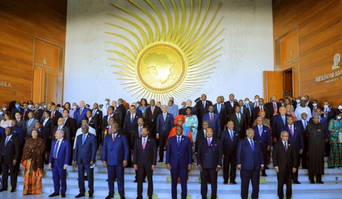 African Union leaders in a group photo after a general assembly. The African Union (AU) turned 60 on May 25, counting from the formation of the Organisation of African Unity (OAU) in 1963.
