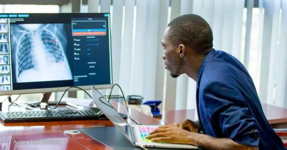 Audace Nakeshimana, founder and executive chairman of Insightiv show Artificial Intelligence helps. File