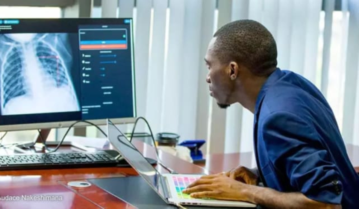 Audace Nakeshimana, founder and executive chairman of Insightiv show Artificial Intelligence helps. File