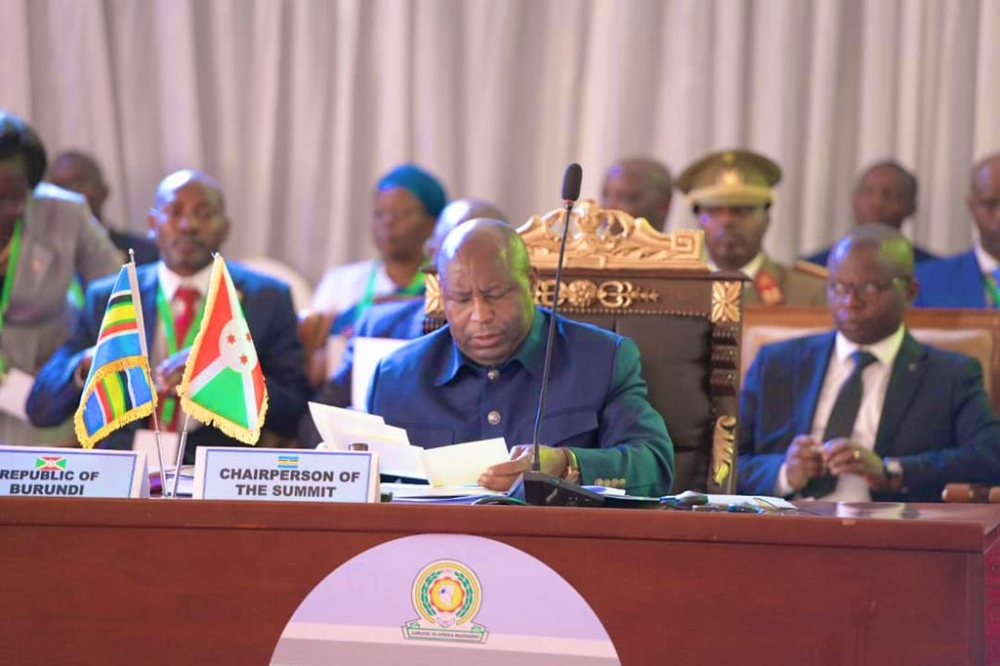Burundi President, Évariste Ndayishimiye, who is also EAC Chairperson, chaired the 21st Extraordinary EAC Heads of State Summit, on Wednesday, May 31, 2023, in Bujumbura. Courtesy
