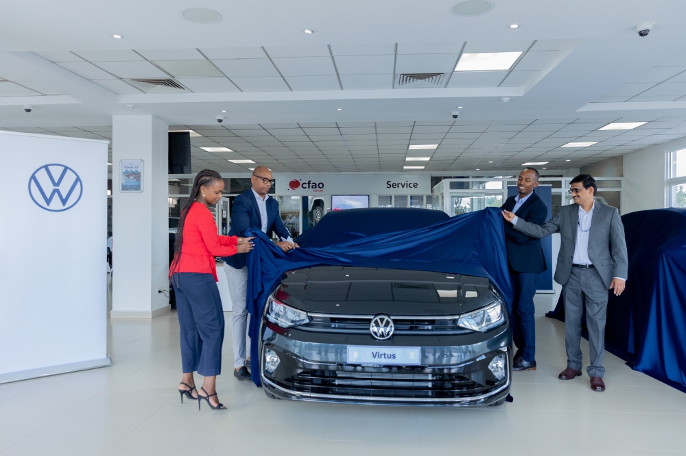 CFAO Motors Rwanda officials launch the new brand. The new Virtus is available in two variants, namely Topline and Highline, they’re both powered by a 1.6L petrol engine coupled with a 6-speed automatic transmission.