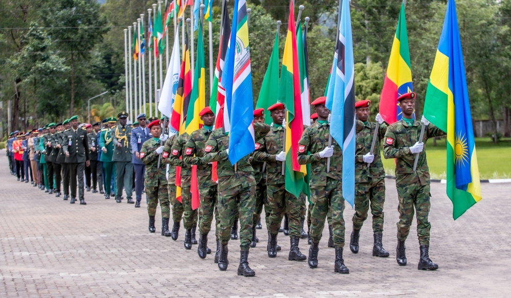 A graduation ceremony  of forty-eight senior officers of  the Senior Command and Staff Course Intake-11, in Musanze on Friday, June 9. Courtesy