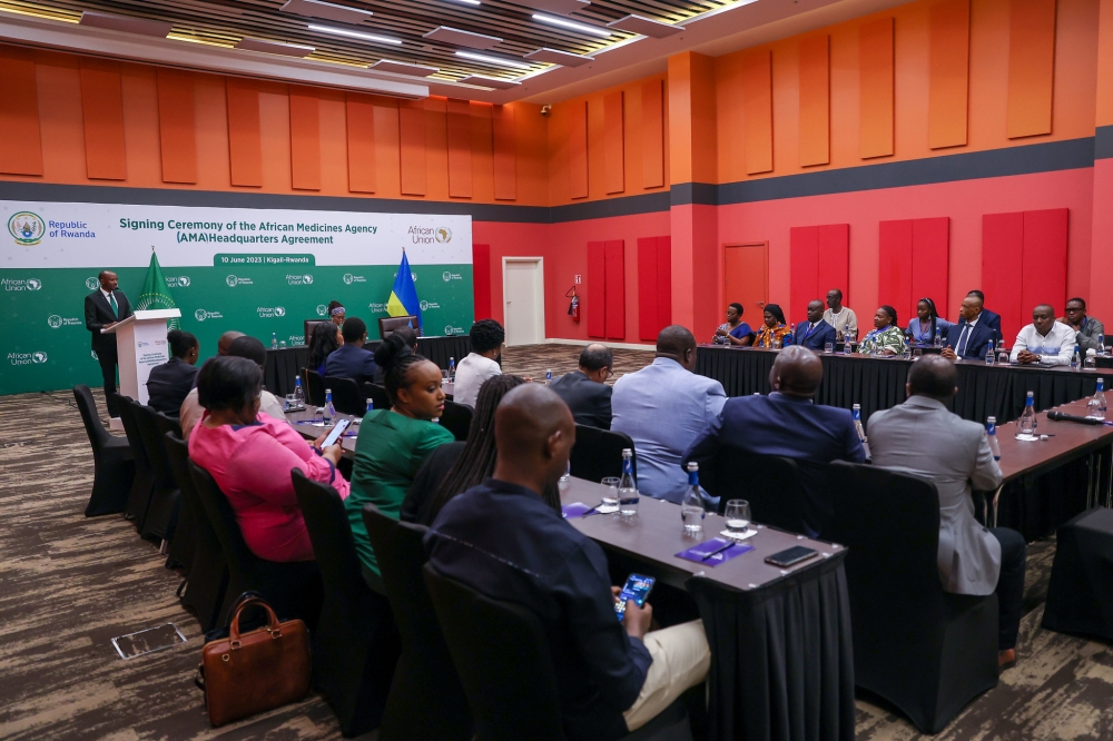 The signing ceremony took place at Kigali Convention Centre on Saturday, June 10. The signing ceremony took place at Kigali Convention Centre on Saturday, June 10.