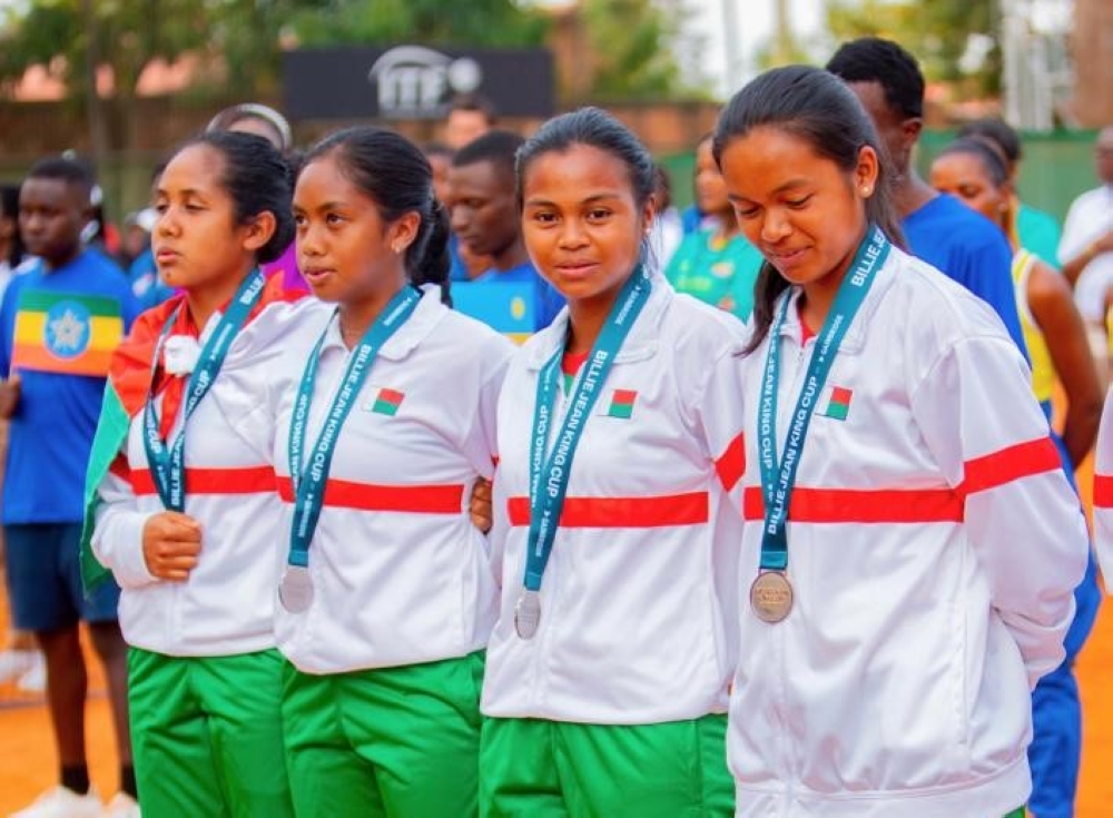 Madagascar were on Saturday, June 10, crowned champions of the 2023 Billie Jean King Cup Africa Group IV after beating Tanzania in the final held at Kigali Ecology Club. COURTESY
