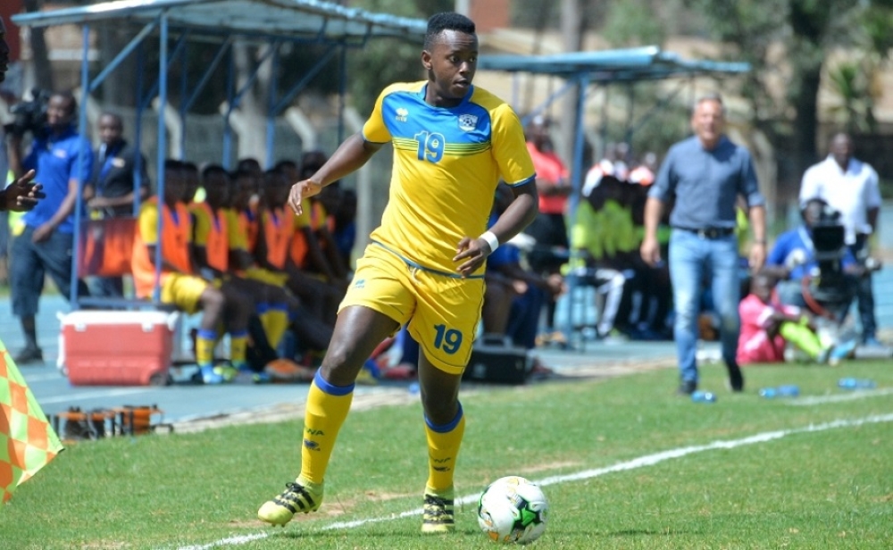 APR FC forward Innocent Nshuti  is among the squad that will face Mozambique at Huye stadium. File