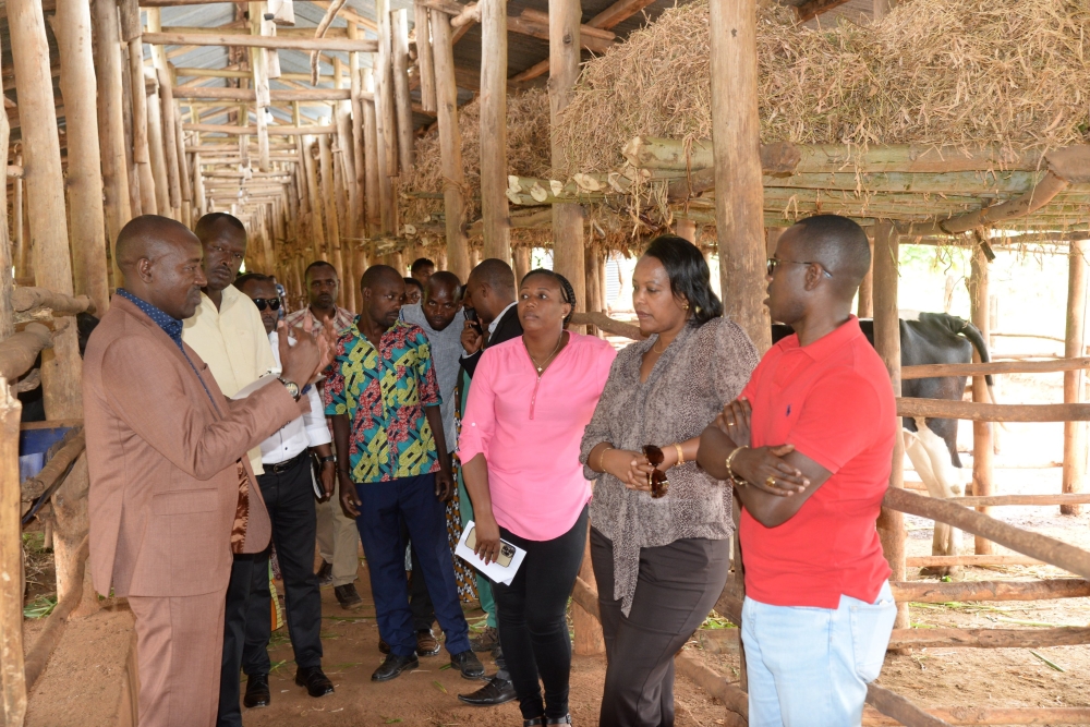 Senators interact with Rwamagana District officials during their tour that aims at engaging with citizens in order to evaluate their socio-economic development. Photo: Courtesy.
