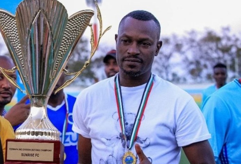 Innocent Seninga, the outgoing Sunrise haed coach . Courtesy