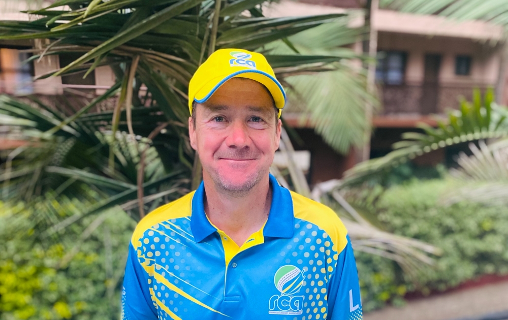 Rwanda men’s cricket team new boss Lee Booth-courtesy 